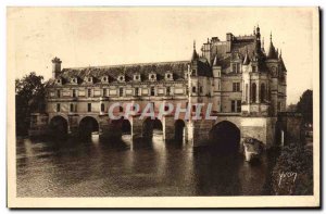 Old Postcard Chateau de Chenonceau Facade North East