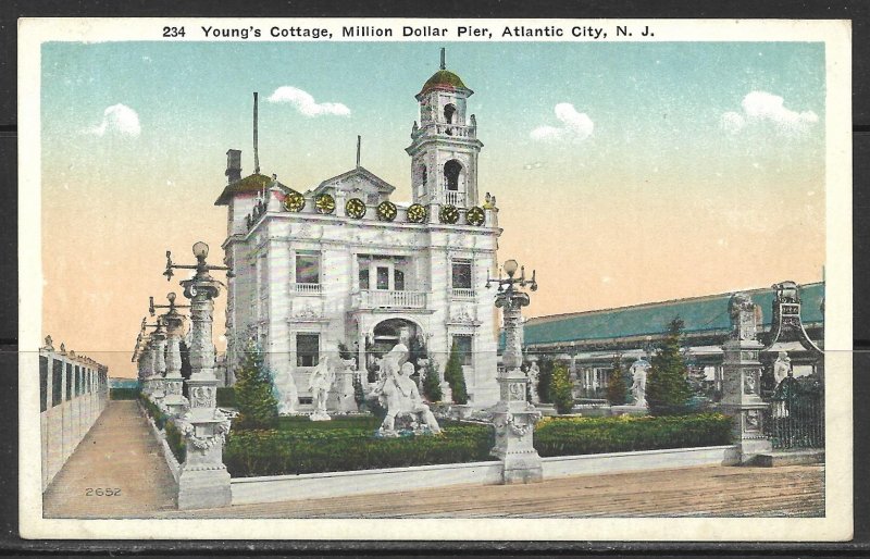 New Jersey, Atlantic City - Young's Cottage - Million Dollar Pier - [NJ-118]
