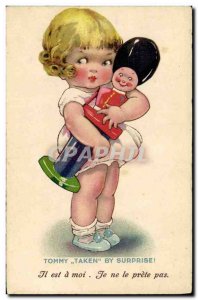 Old Postcard Fantasy Illustrator Child Tommy