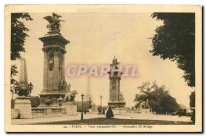 Old Postcard Paris Pont Alexandre III