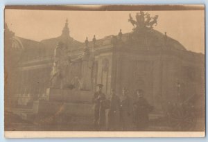 Paris France Postcard Palais De Beaux Arts c1930's Vintage RPPC Photo