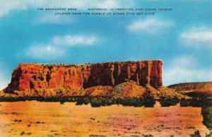 Enchanted Mesa New Mexico Postcard 2T5-601