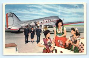 Postcard American Airlines Flagship Mexico City K02