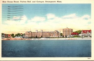 Massachsuetts Swampscott New Ocean House Puritan Hall and Cottages 1951