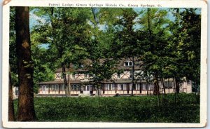 Postcard - Forest Lodge, Green Springs Hotels Company - Green Springs, Ohio