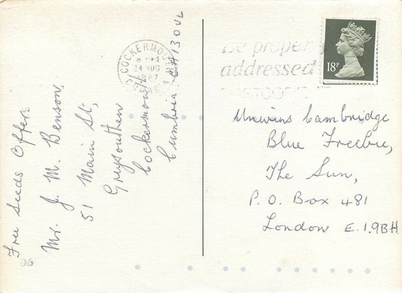 Postcard England Langwathby Long Meg Stone Circle