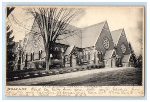 1906 Sage Chapel Cornell University New York NY Posted Antique Postcard