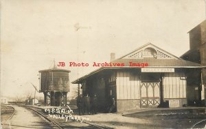 Depot, Missouri, Valley Park, RPPC, Missouri Pacific Railroad Station, Photo