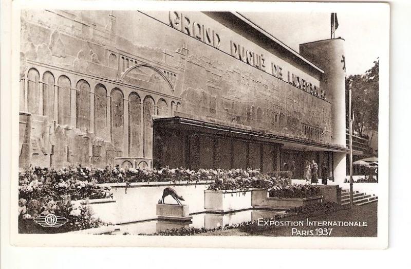 Postal 027119 : Exposition Internationale, Paris 1937, Pavillon du Luxembourg..