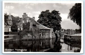 RPPC Groningen Poortershuisje NETHERLANDS Postcard