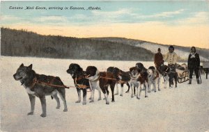 J15/ Tanana Alaska Postcard c1910 Mail Sled Dog Team Mushers 178