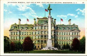 Washington D C 1st Division Memorial State and Navy Building