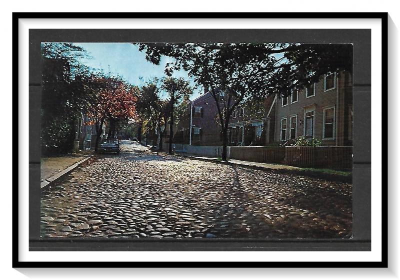 Massachusetts, Nantucket - Scenic Cobblestoned Main Street - [MA-541]