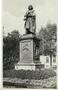 Germany Postcard - Bonn Am Rhein - Beethovendenkmal   K486