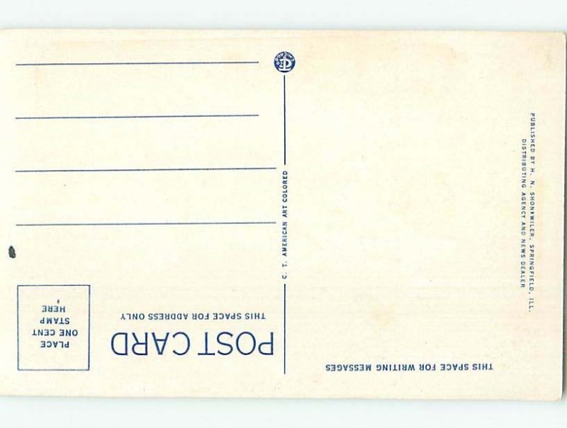 Unused W-Border BUILDING Springfield Illinois IL hn9713