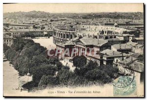 Postcard Old Nimes Arenes Overview