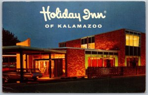 Vtg Kalamazoo Michigan MI Holiday Inn Roadside Motel 1970s View Old Postcard