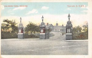 England Palmers Park Reading vintage postcard