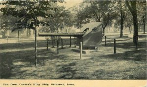 Ottumwa Iowa Gun Cevera's Flag Ships military Memorial 1911 Postcard 21-7551