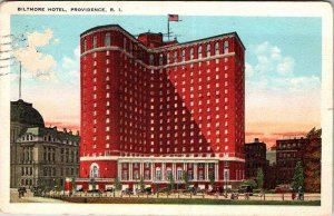 Postcard HOTEL SCENE Providence Rhode Island RI AM5928