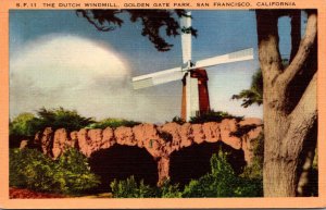California San Francisco Golden Gate Park The Dutch Windmill
