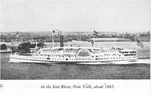 Bristol River Steamship Fall River Line Ferry Boat Ship 