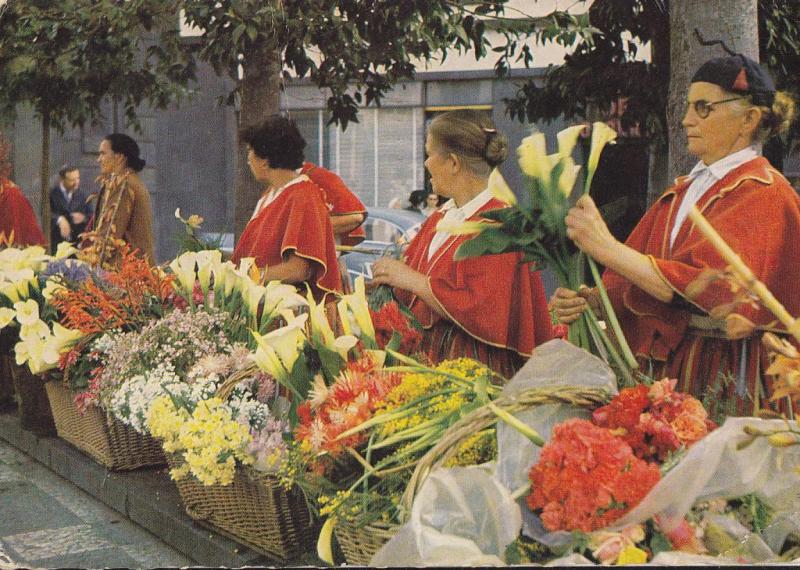 Postal 61981 : Madeira. Floristas 