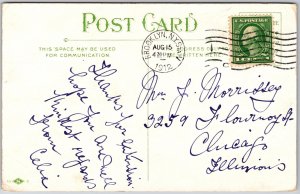 1912 Statue of Liberty New York City Historic Landmark Posted Postcard