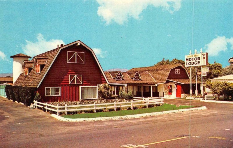 SANTA YNEZ, California~CA   SANJA COTA MOTOR LODGE~Barn Look Motel  ROADSIDE