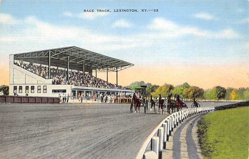 Race Track, Lexington, KY, USA Horse Racing Unused 