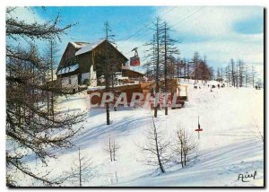 Postcard Modern alt Serre Chevalier 1300 2500 m International station sKI