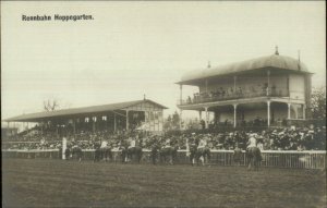 Berlin Horse Racetrack Racing Hoppegarten c1910 CRISP Real Photo Postcard #1