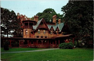 Mark Twains House Hartford Connecticut CT Postcard PM Springfield MA Cancel WOB 