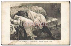Old Postcard Erotic Fair 1908 Averardi After the Veglione