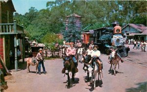 Ghost Town Colorado Knott's Berry Farm Burro Train Amusement Postcard 21-5262