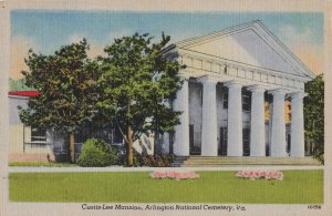 Custis-Lee Mansion Arlington National Cemetery VA c.1930's Postcard 2T5-589