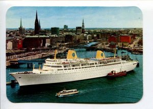 401784 GERMANY HAMBURG ship Kungsholm Old postcard