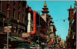 Grant Avenue Chinatown San Francisco California Postcard