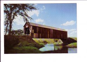 Covered Bridge Sussex, New Brunswick, Canada Post Prepaid with Matching Stamp 