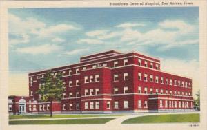 Iowa Des Moines Broadlawn General Hospital Curteich