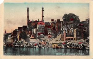 B96096 corner cut benares orangzeb mosque   india