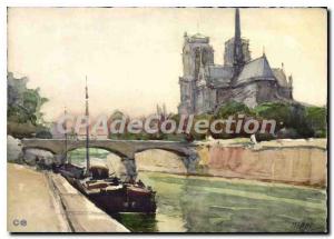 Modern Postcard Paris Notre Dame
