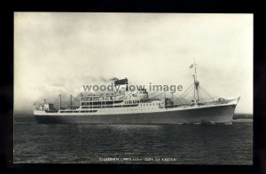ca0216 - Ellerman Passenger Cargo Ship - City of Exeter , built 1953 - postcard