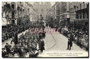 Old Postcard The festivals Jeanne d & # 39Arc Orleans has Cortege traditional...