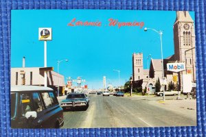 Vtg c1960 Third Street St. Matthew's Episcopal Church Laramie Wyoming Postcard