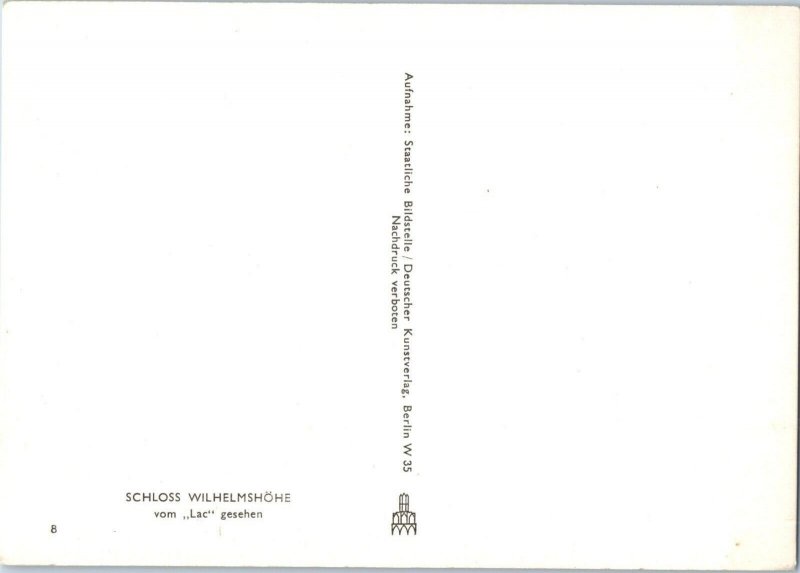 Schloss Wilhelmshohe Kassel Germany Postcard