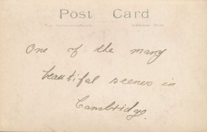 RPPC Snow Scenes in Cambridge, England