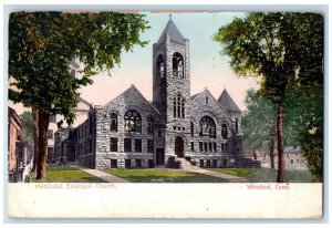 c1905 Methodist Episcopal Church Winsted Connecticut CT Unposted Postcard 