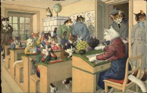 Mainzer Cat Fantasy - Postcard CLASSSROOM PARENT TEACHER NIGHT?