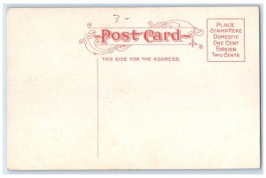 c1910's Masonic Temple Exterior Roadside Cedar Rapids Iowa IA Shops Postcard